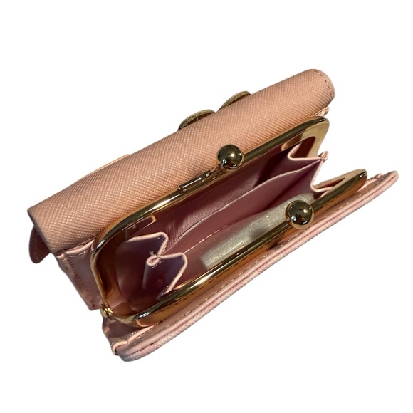 Kawaii Bunny My Melody Cute Pink Wallet with Kiss Lock Compartment 🆕 - Picture 6 of 7